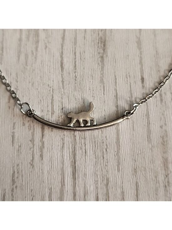 Fashion Jewelry Other - Cat  Necklace Zinc Alloy 14 inch Chain NYG